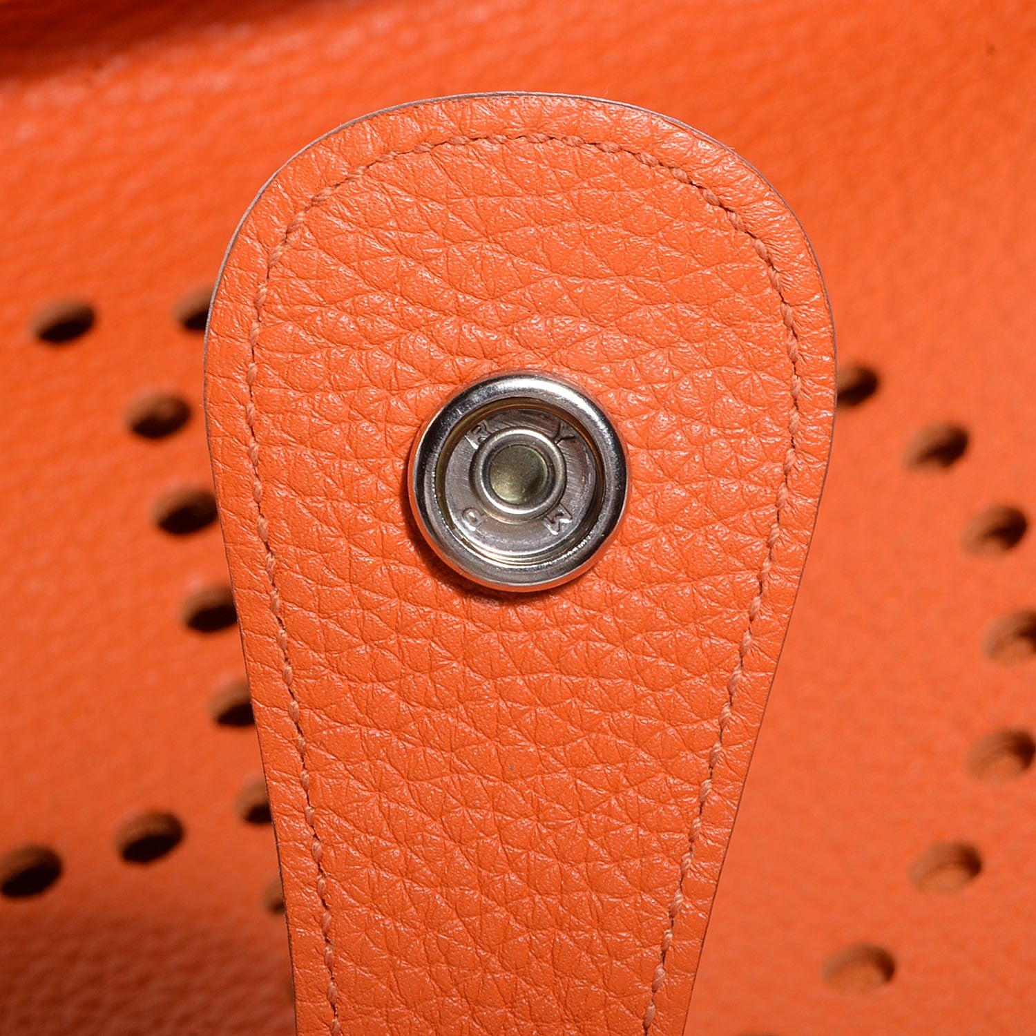 Hermes Taurillon Clemence Evelyne III PM Orange 14 of 14