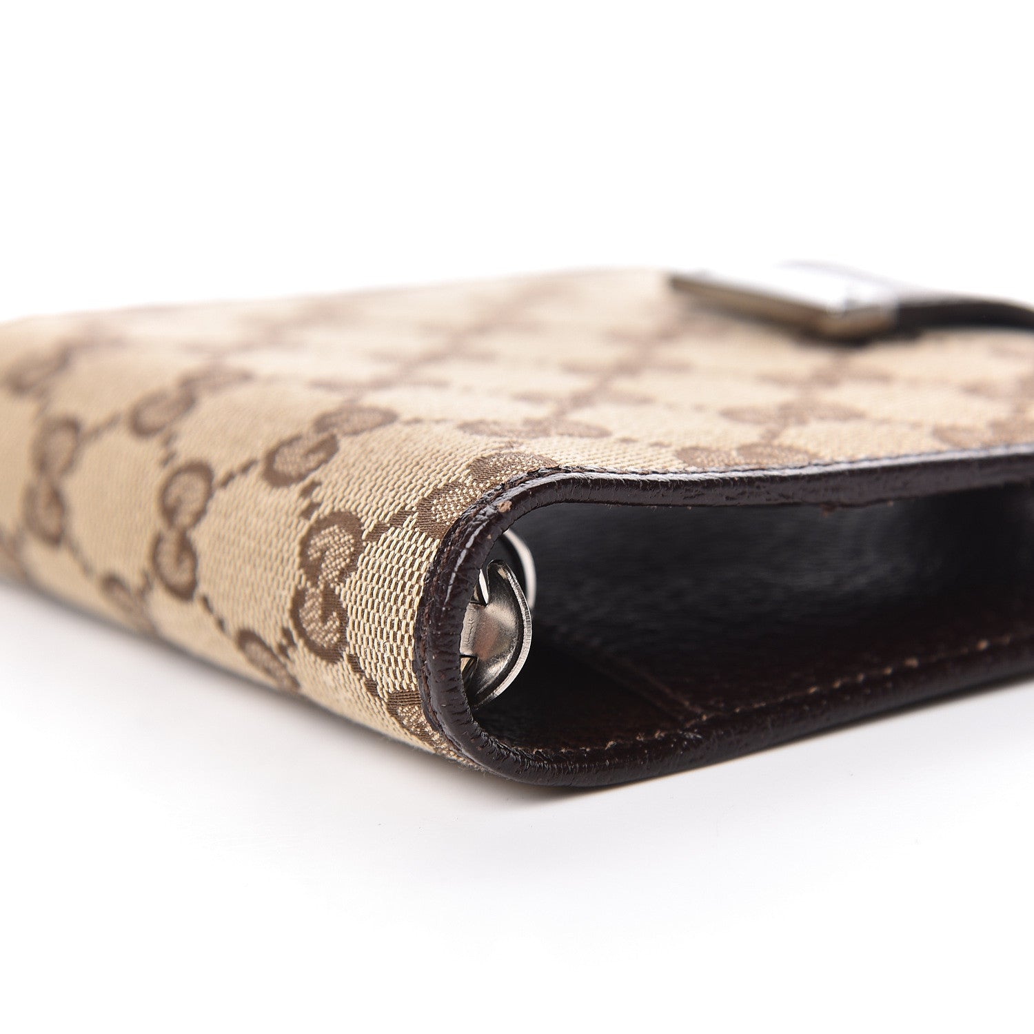 Gucci Monogram Small Ring Agenda Dark Brown 8 of 10
