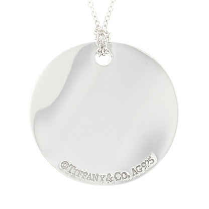 Tiffany Sterling Silver Notes Round Pendant Necklace 4 of 5