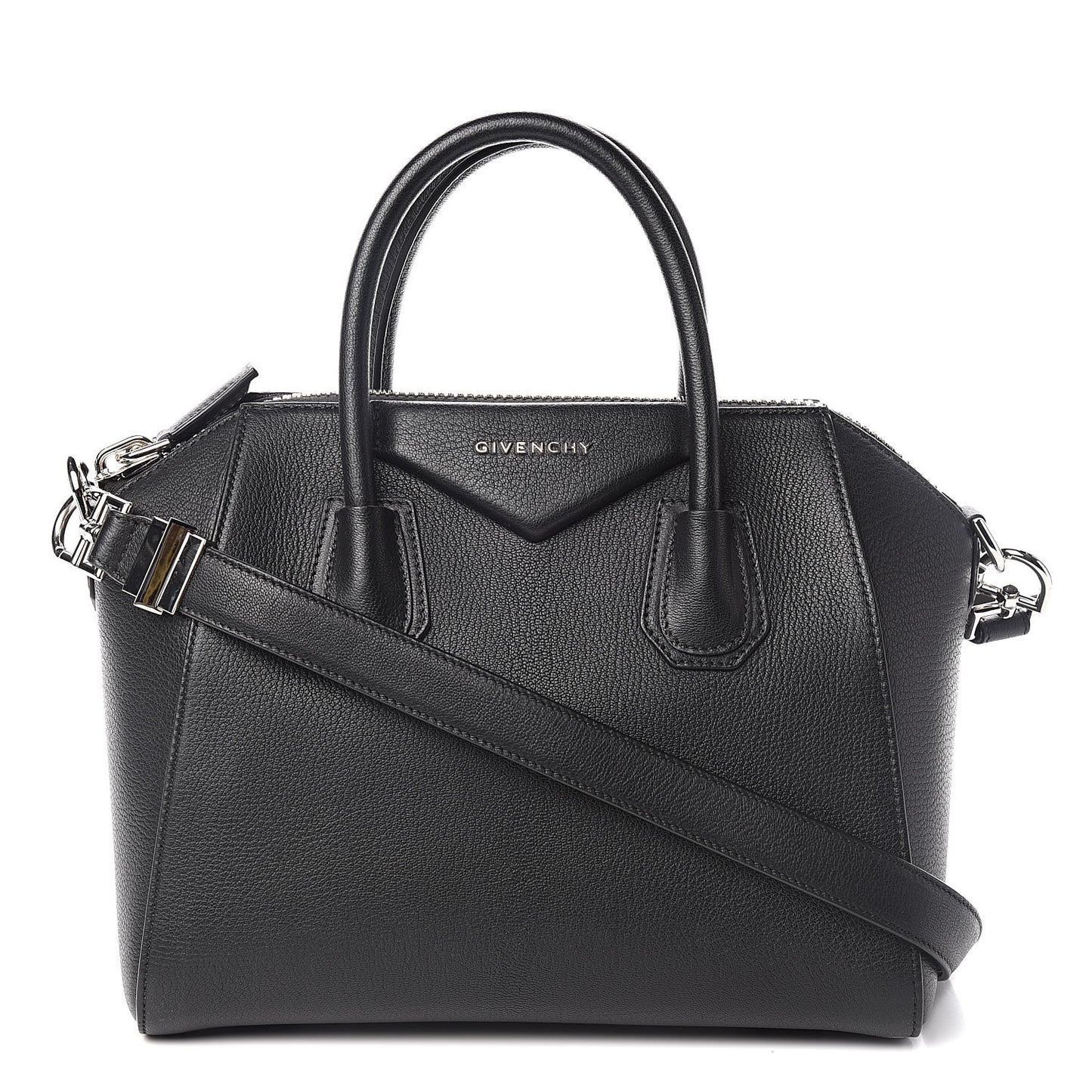 Sugar Goatskin Small Antigona Black