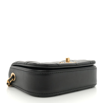 Chanel Calfskin Quilted Mini Nailed CC Flap Bag Black 4 of 11