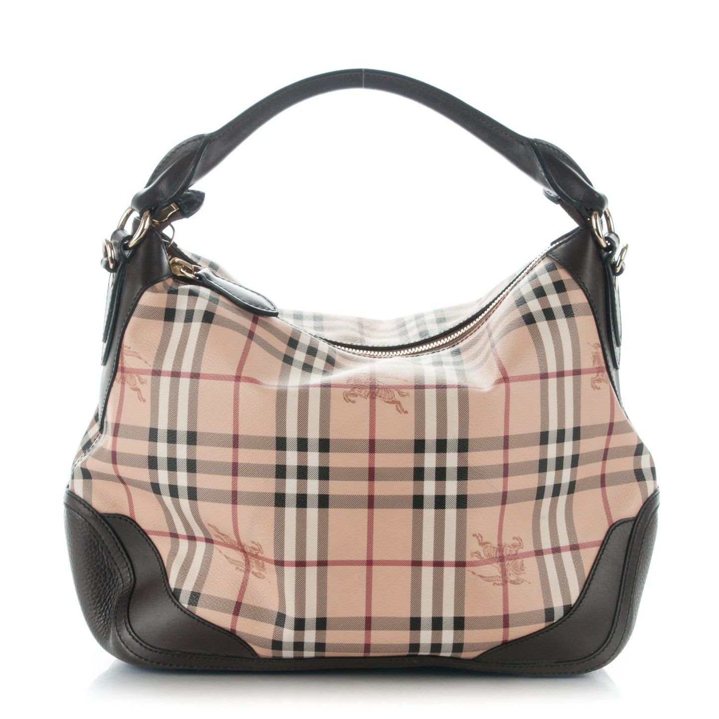Haymarket Check Hobo Chocolate