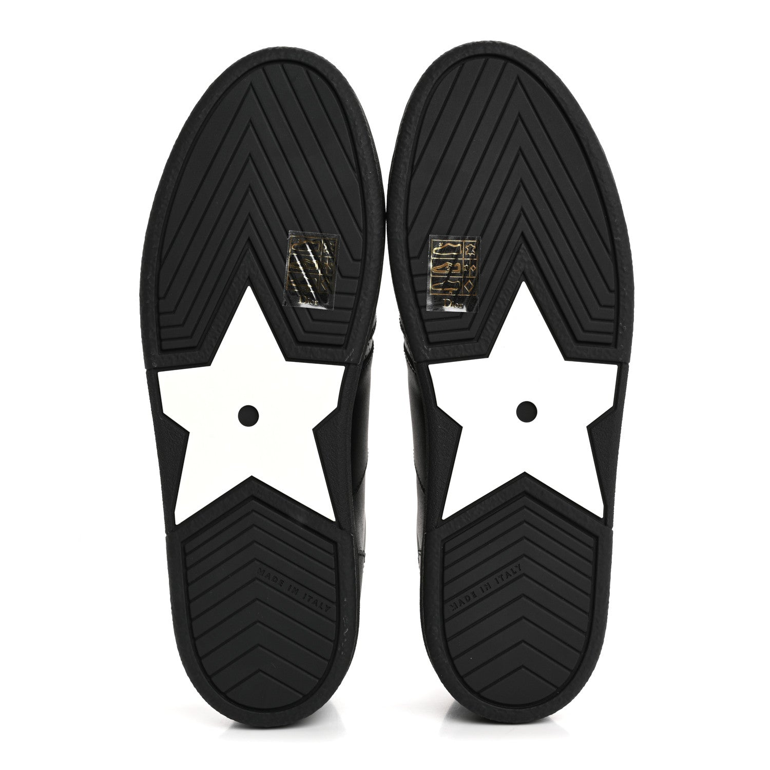 Christian Dior Calfskin Suede Logo Sneakers 38 Black 6 of 9