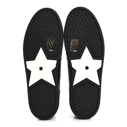 Christian Dior Calfskin Suede Logo Sneakers 38 Black 6 of 9