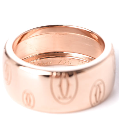 Cartier 18K Pink Gold 8mm Happy Birthday Band Ring 49 5 5 of 7