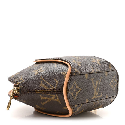 Louis Vuitton Monogram Mini Ellipse Wristlet Clutch 4 of 7