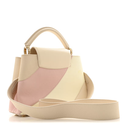 Louis Vuitton Taurillon Gelato Capucines BB Tonal Vanilla Beige 3 of 11