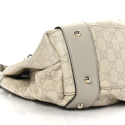 Gucci Guccissima Small Pelham Shoulder Bag Off White 8 of 9