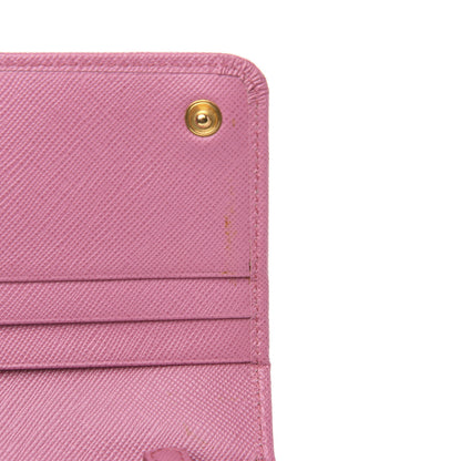 Prada Saffiano Bow Continental Wallet Begonia 5 of 10