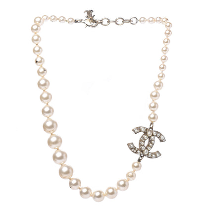 Chanel Graduated Pearl CC Short Necklace Gold 2 of 5