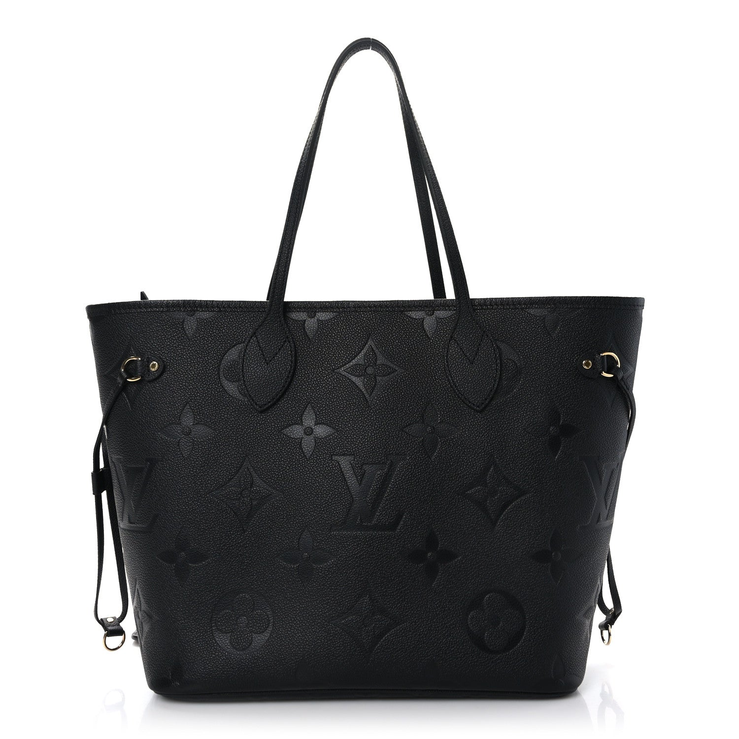 Louis Vuitton Empreinte Monogram Giant Neverfull MM Black 3 of 10