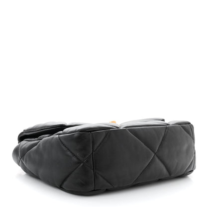 Chanel Lambskin Quilted Medium Chanel 19 Flap Black 4 of 10