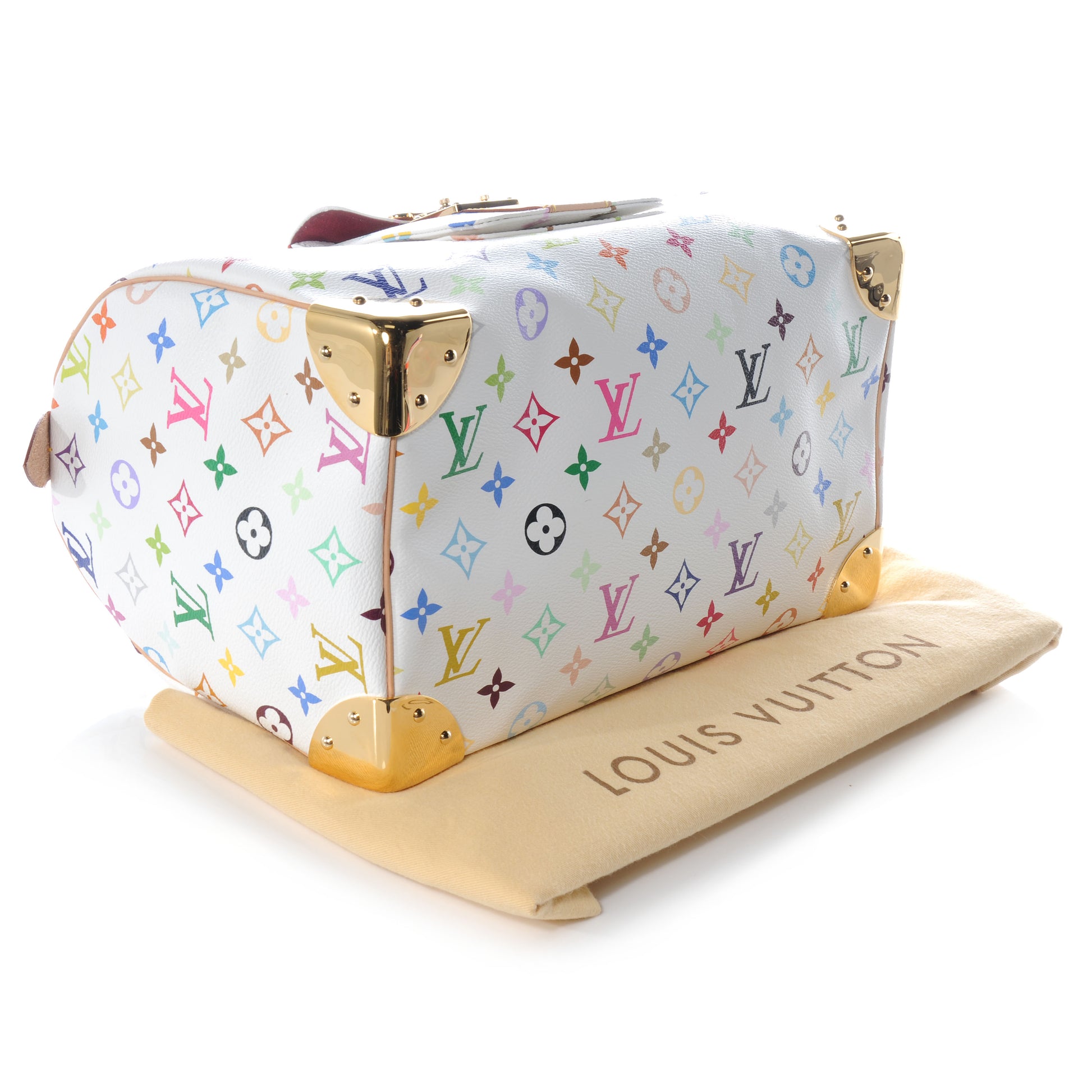 Louis Vuitton Monogram Multicolor Speedy 30 White 4 of 8