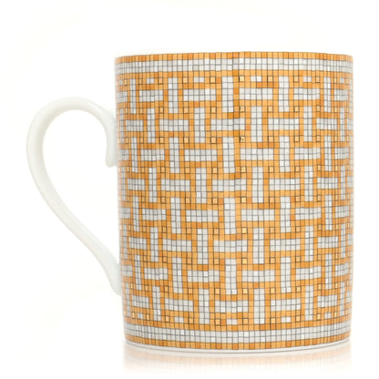 Hermes Porcelain Mosaique au 24 Mug Gold 3 of 7