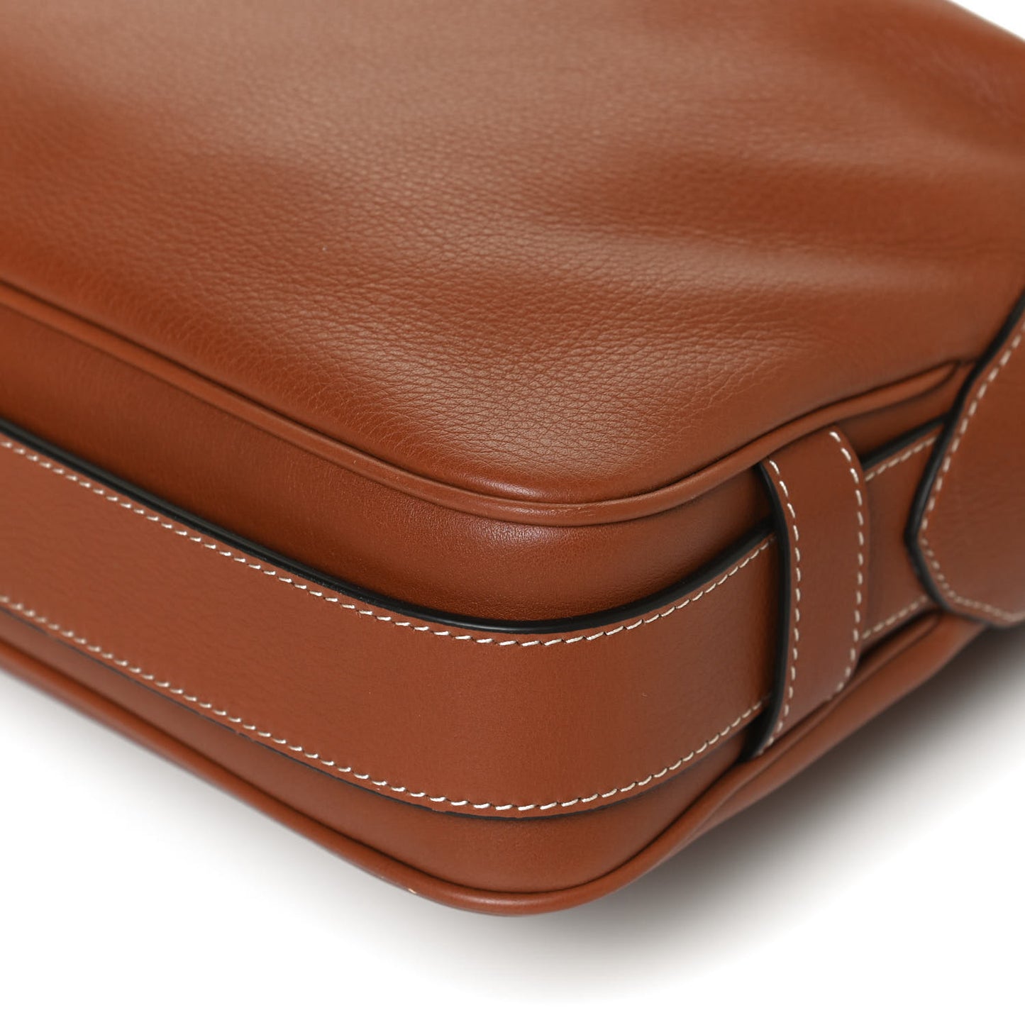 Supple Calfskin Medium Romy Shoulder Bag Tan