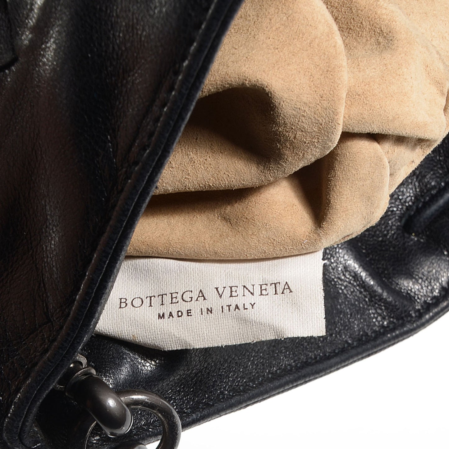 Nappa Intrecciato Baby Bag Nero Black
