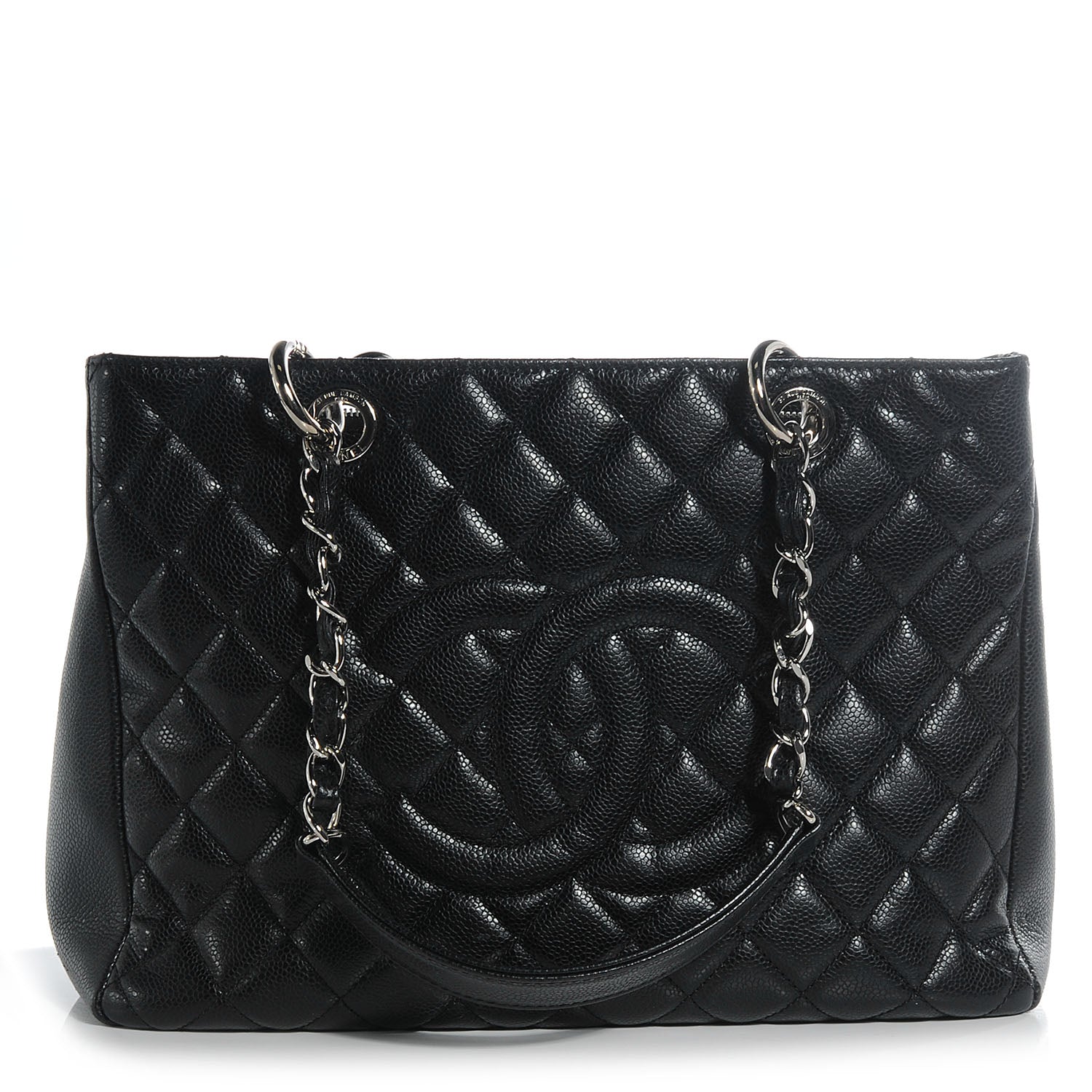 Chanel Caviar Grand Shopping Tote GST Black 1 of 7