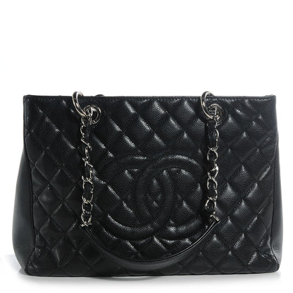 Chanel Caviar Grand Shopping Tote GST Black 1 of 7