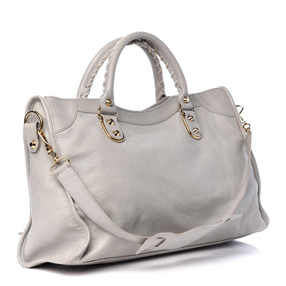Balenciaga Chevre Gold Metallic Edge Hardware City Gris Glace 3 of 15