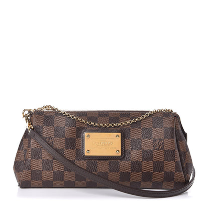 Louis Vuitton Damier Ebene Eva Clutch 1 of 7