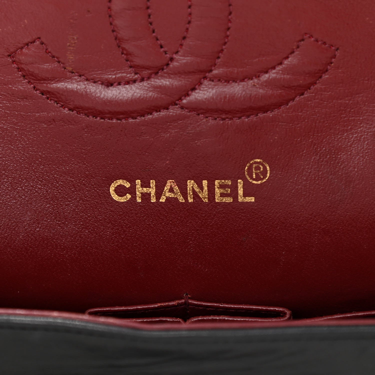 Chanel Lambskin Quilted Medium Double Flap Black 6 of 14