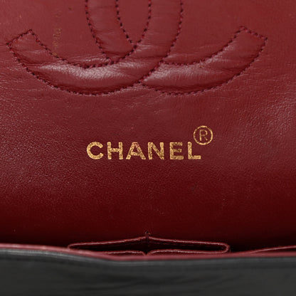 Chanel Lambskin Quilted Medium Double Flap Black 6 of 14