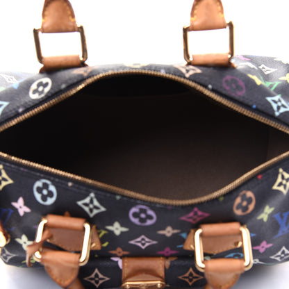 Louis Vuitton Monogram Multicolor Speedy 30 Black 5 of 24