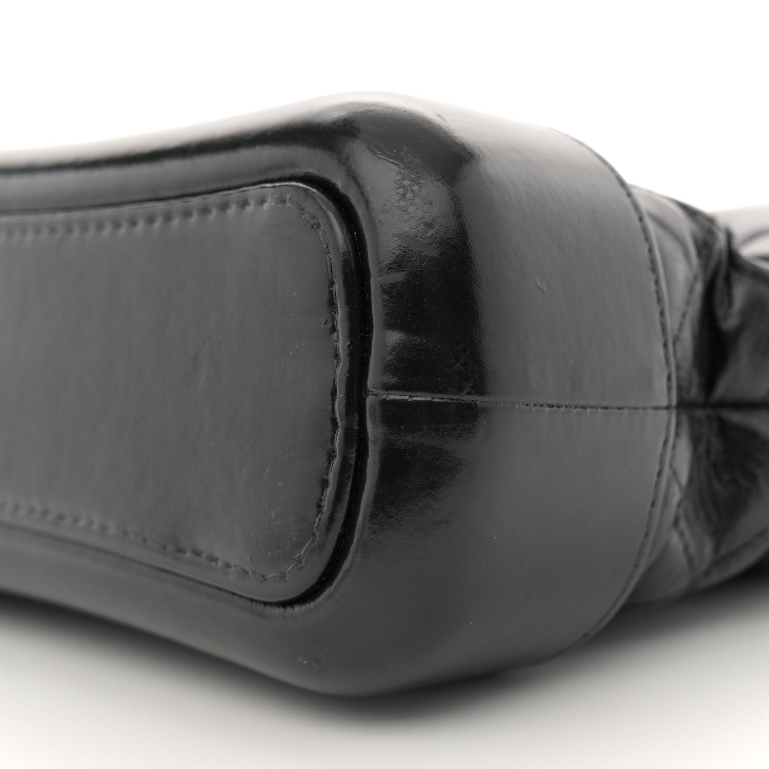 Chanel Aged Calfskin Quilted Small Gabrielle Hobo Black 10 of 11