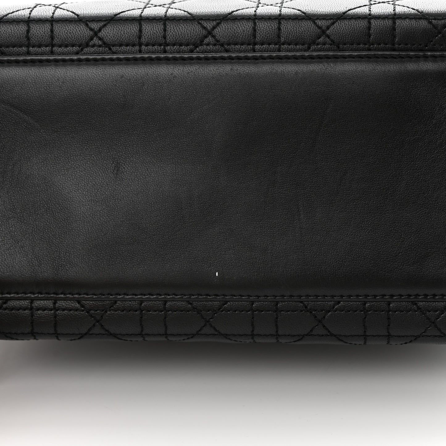 Lambskin Cannage Medium Lady Dior Black