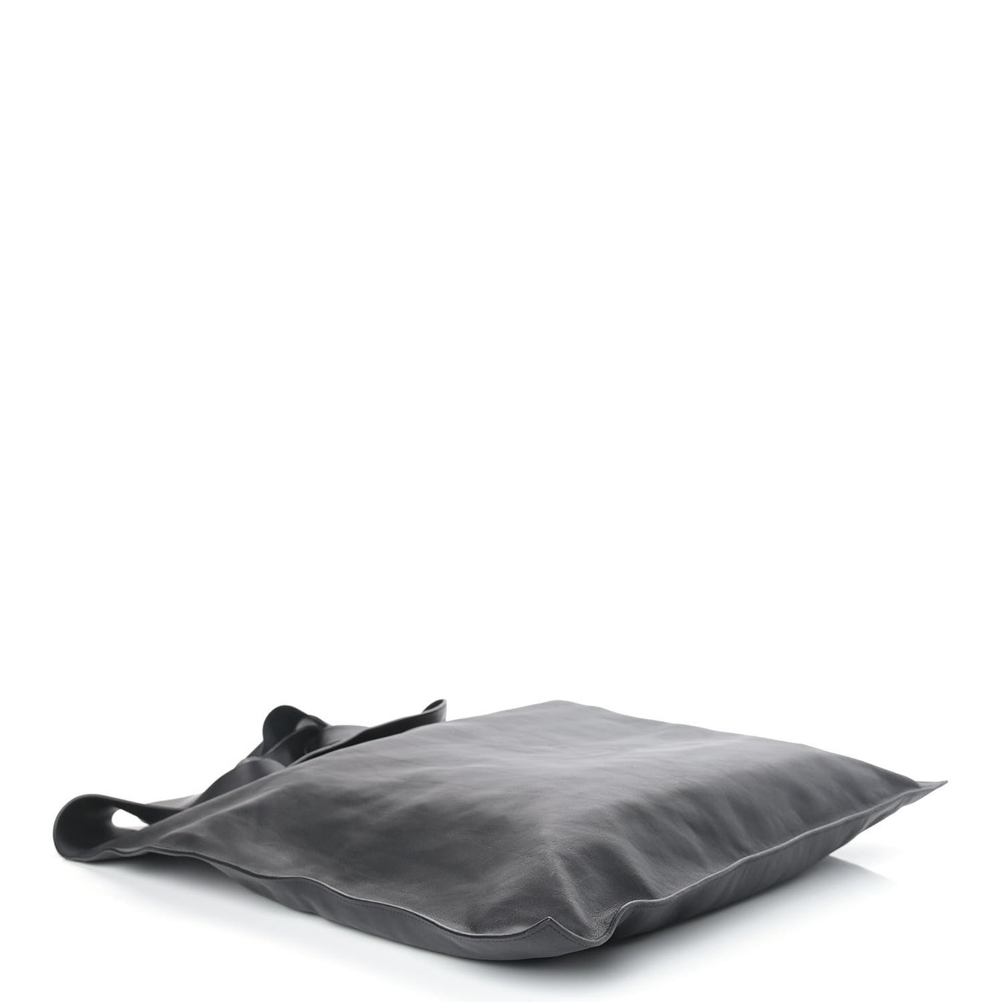 Nappa Oversized Bow Shoulder Bag Black