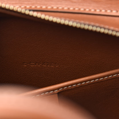 Celine Textile Smooth Calfskin Nano Luggage Tan White 7 of 12