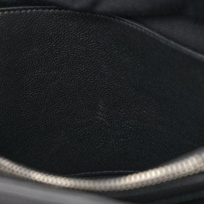 Saint Laurent Calfskin Y Quilted Monogram Medium Loulou Satchel Storm 9 of 9