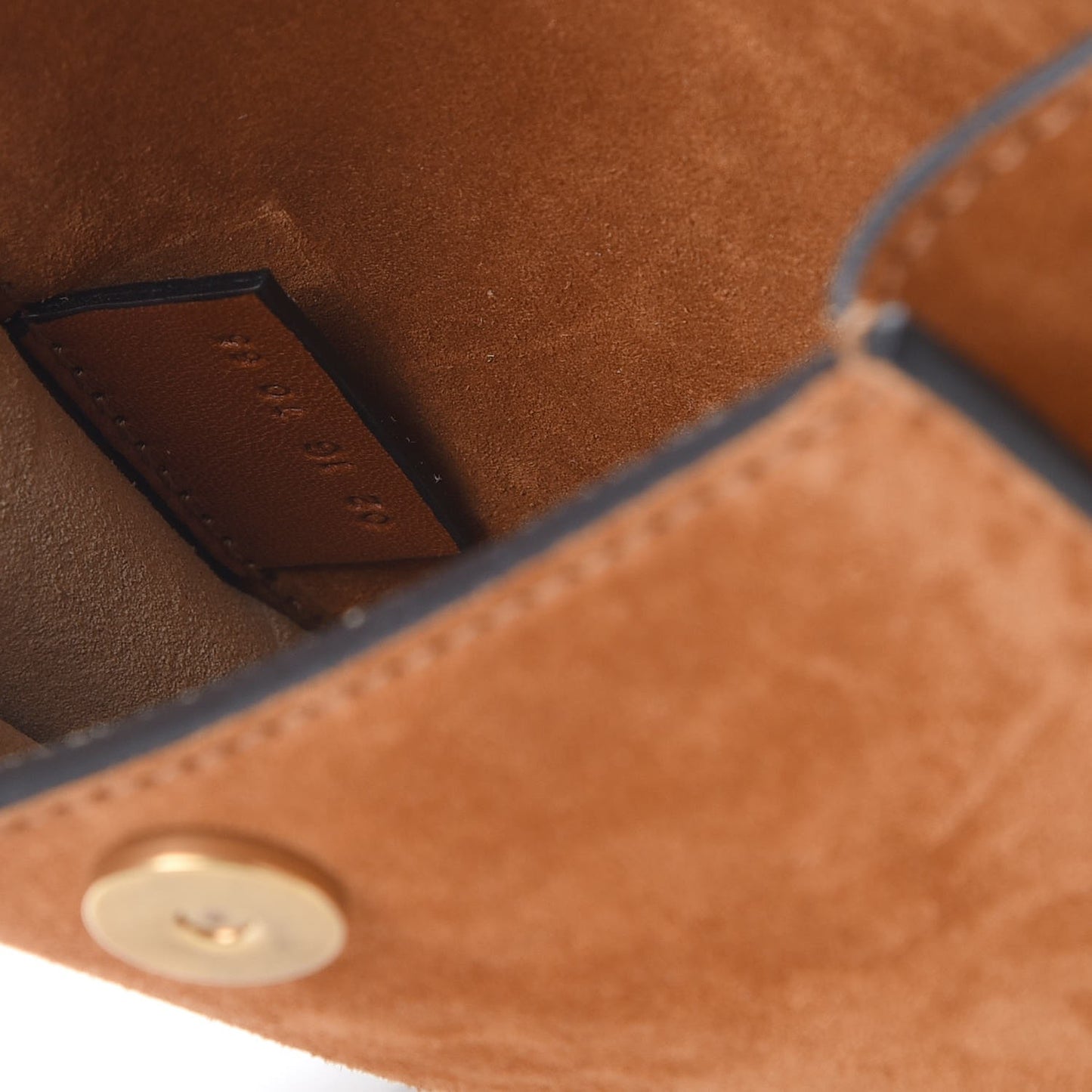 Suede Calfskin Braided SMini Hudson Shoulder Bag Caramel