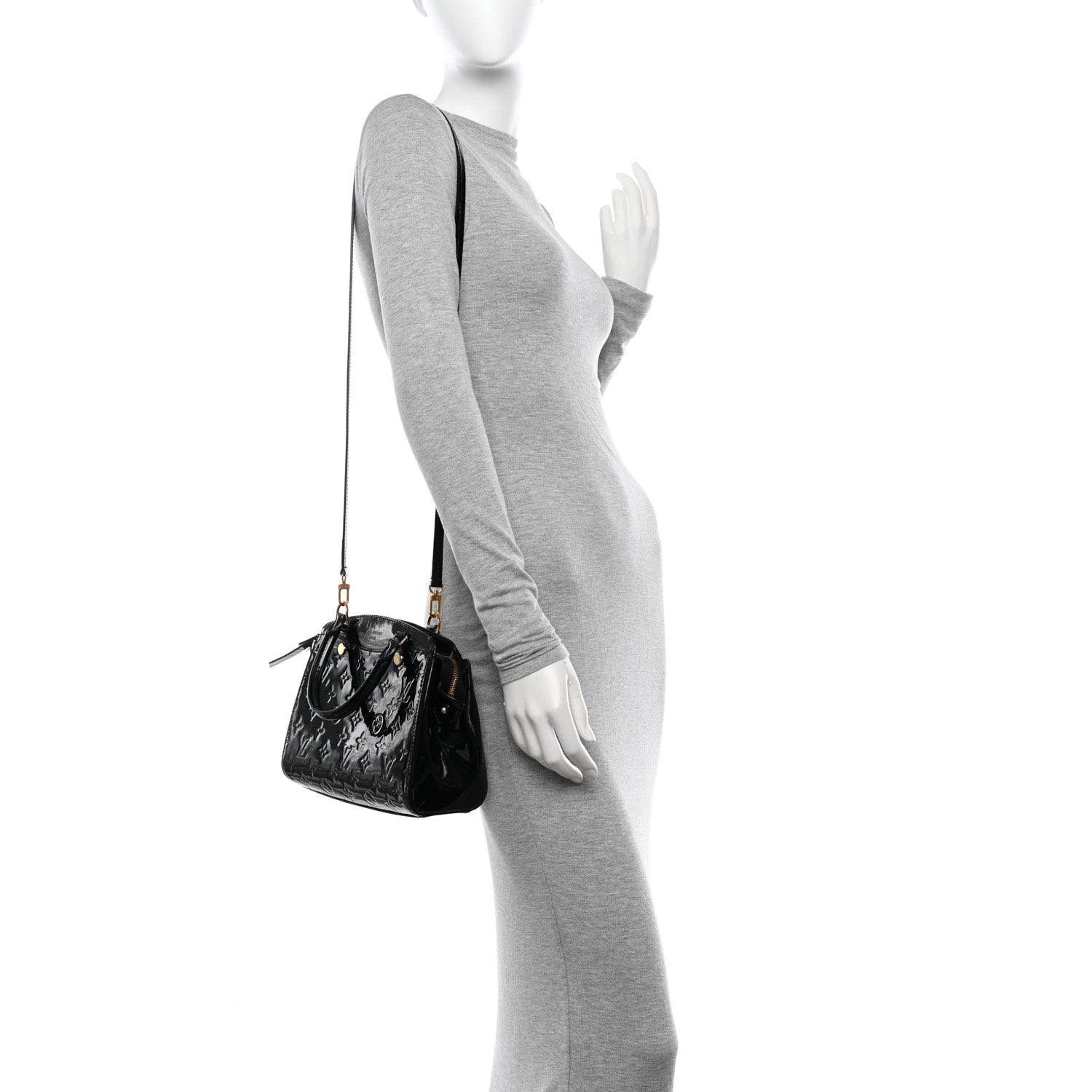 Louis Vuitton Vernis Brea PM NM Black 2 of 12