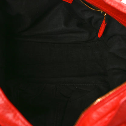 Balenciaga Agneau Giant 12 Gold Hardware City Rouge Cardinal 5 of 8