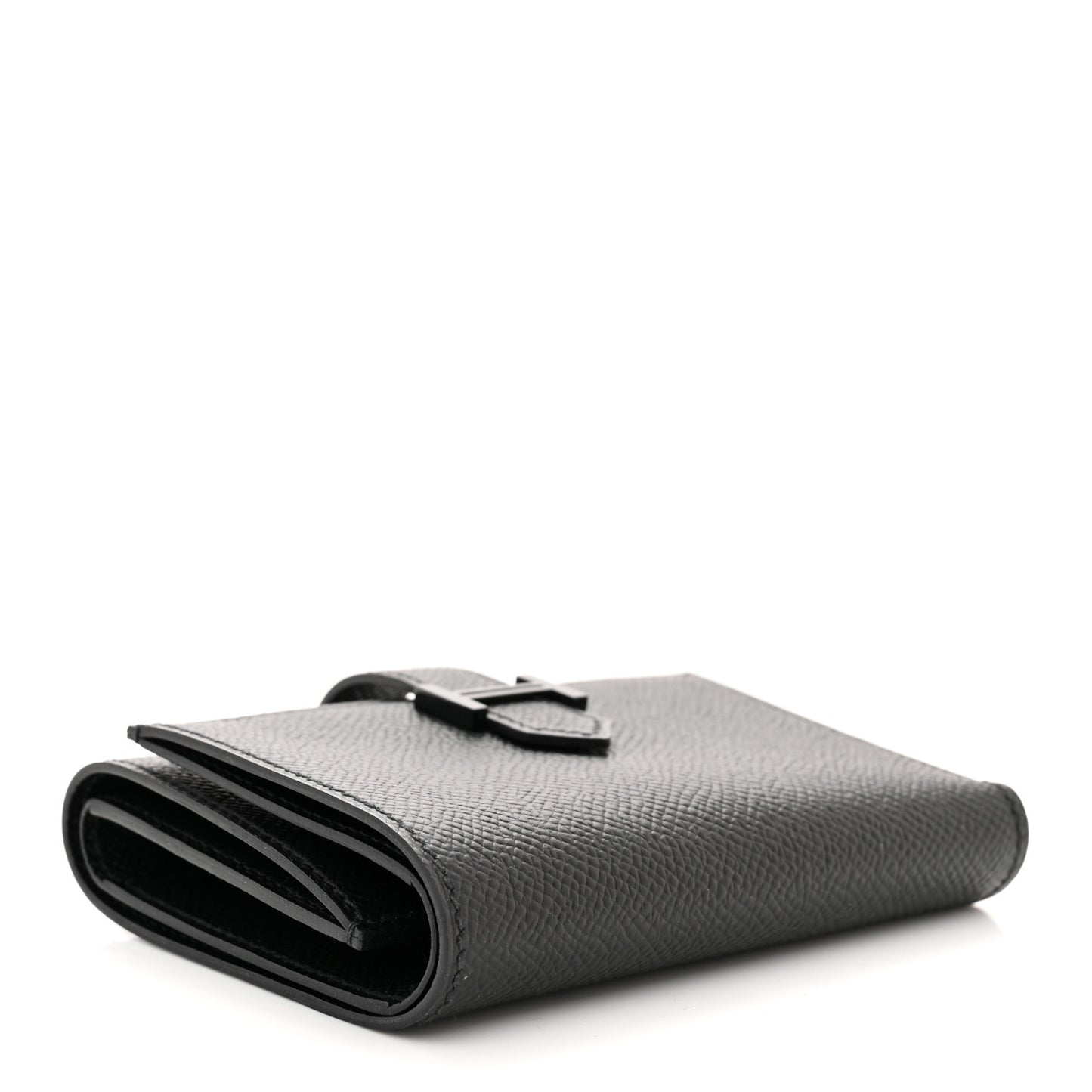 Epsom Tri-Fold Compact Monochrome Bearn Wallet Black