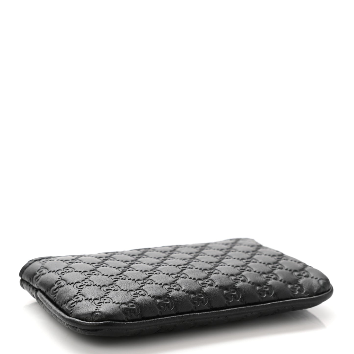 Microguccissima Key Ring Coin Case Black