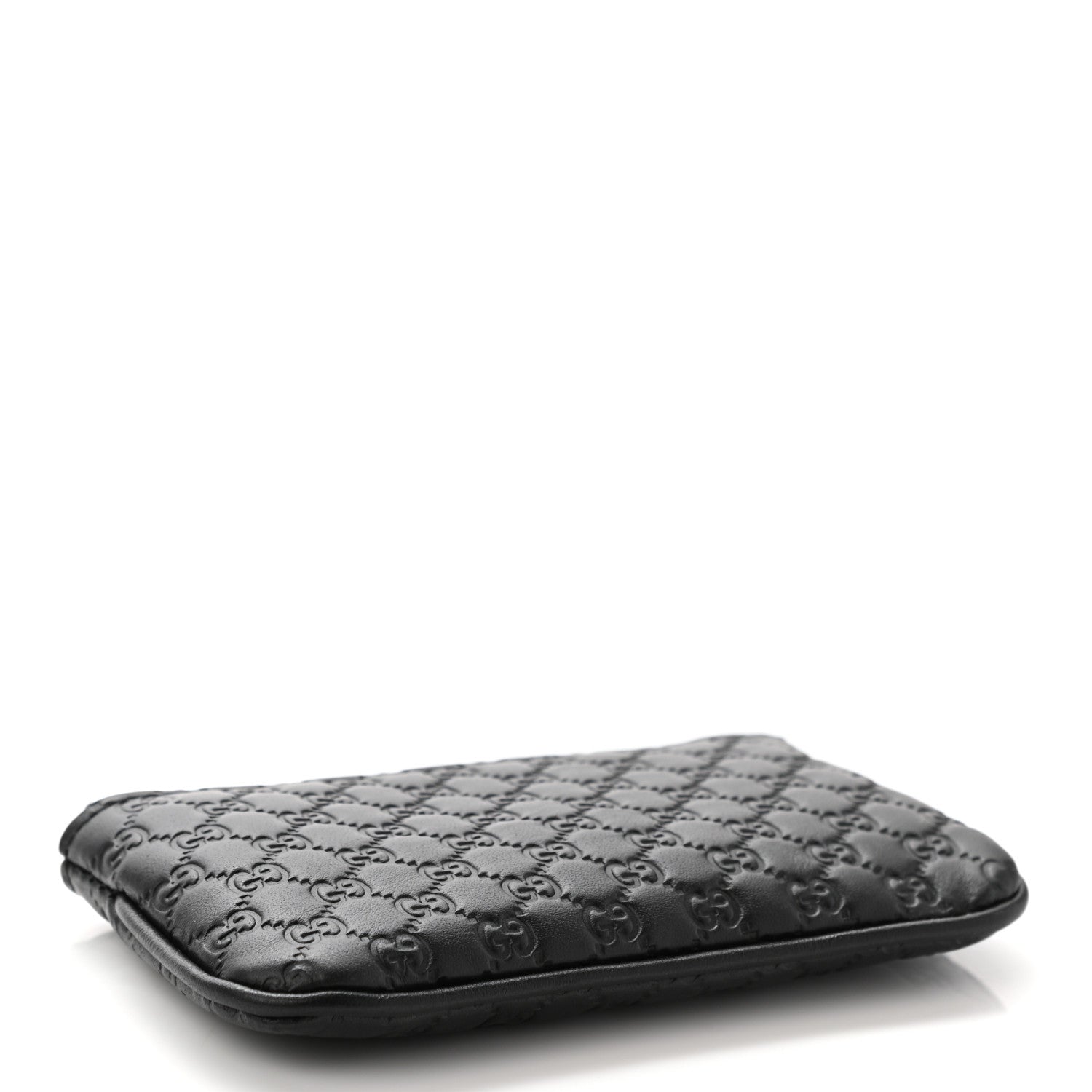 Gucci Microguccissima Key Ring Coin Case Black 4 of 9