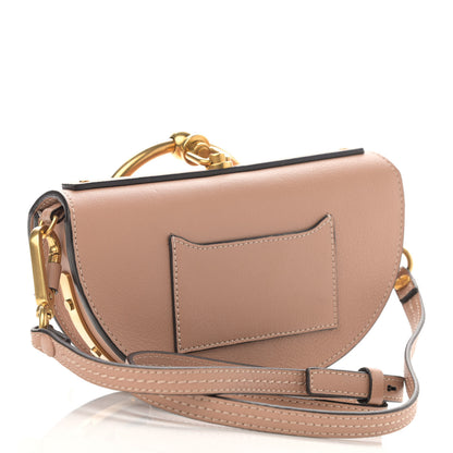 Chloe Calfskin Small Nile Bracelet Minaudiere Bag Biscotti Beige 3 of 13