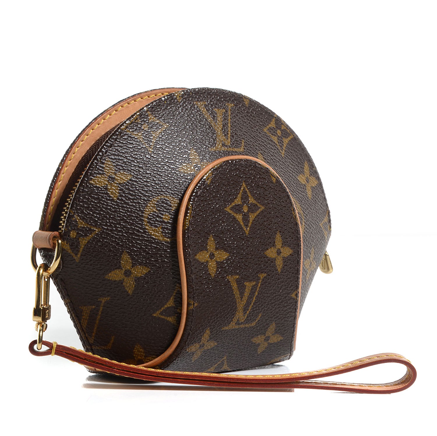 Louis Vuitton Monogram Mini Ellipse Wristlet Clutch 3 of 7