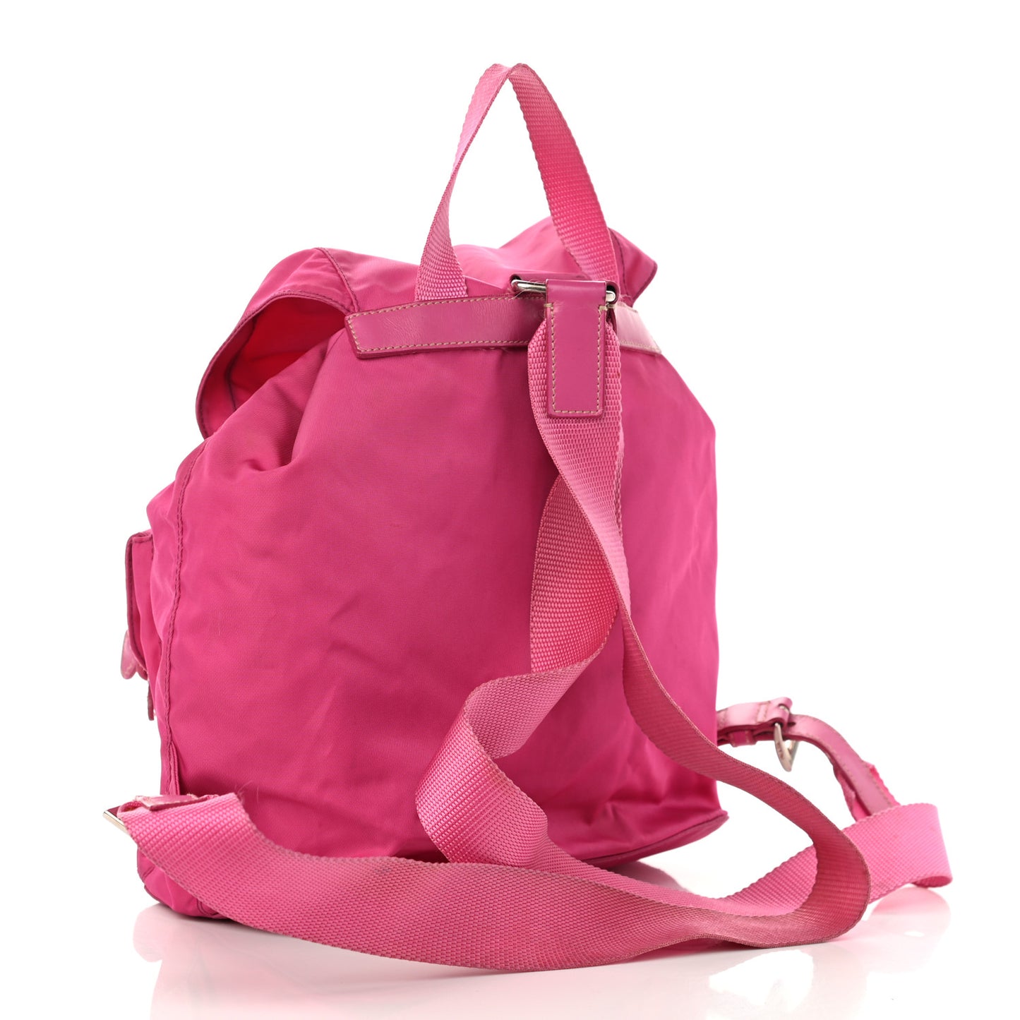 Nylon Vela Backpack Fuxia