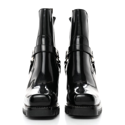 Louis Vuitton Patent Limitless Ankle Boots 37 Black 1 of 11