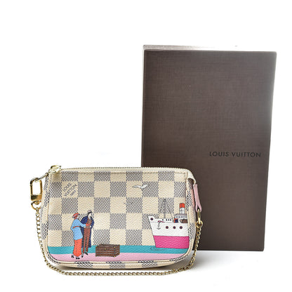 Louis Vuitton Damier Azur 2016 Christmas Animation Mini Pochette Accessories 11 of 11