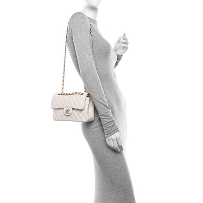 Chanel Caviar Quilted Small Double Flap White 2 of 12