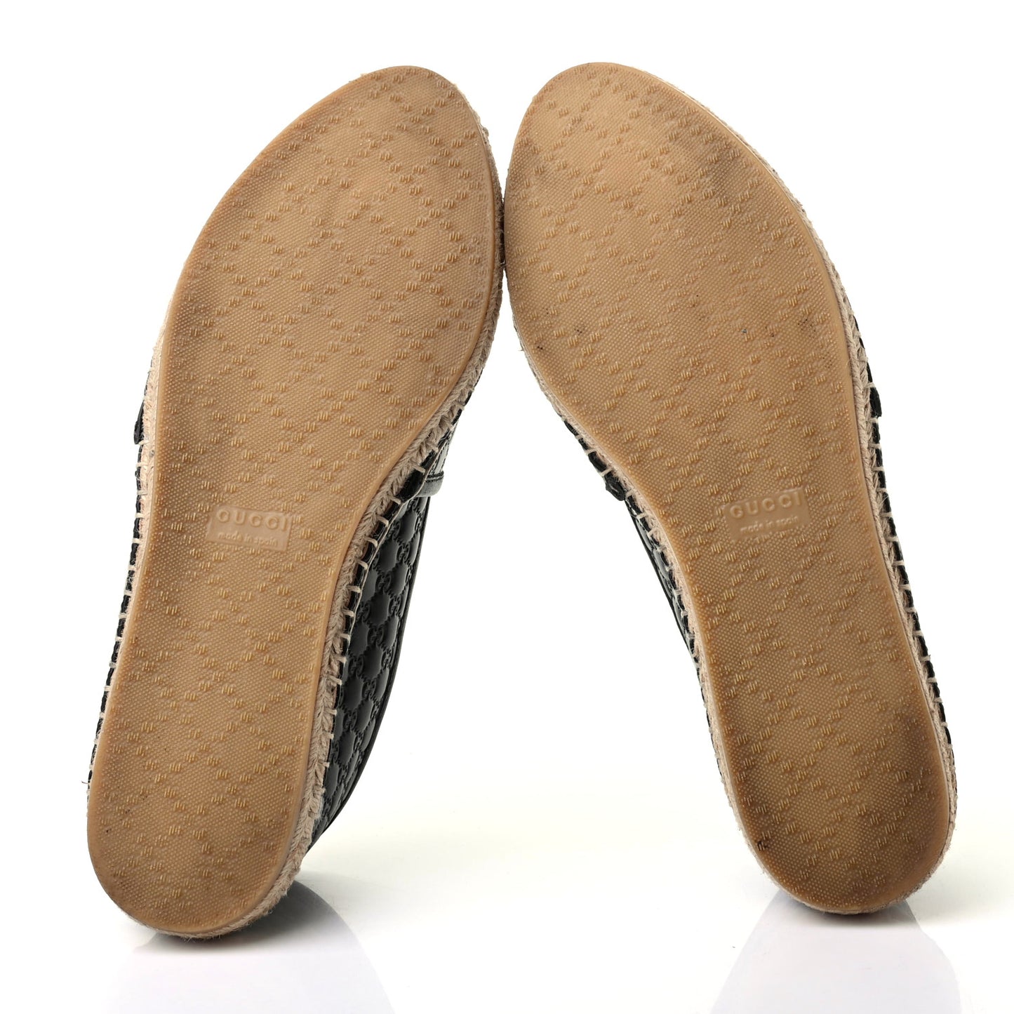 Microguccissima Signature Espadrilles 37.5 Black