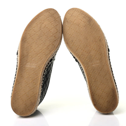 Gucci Microguccissima Signature Espadrilles 37.5 Black 5 of 11