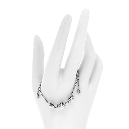 David Yurman Sterling Silver Pearl Starburst Bracelet 2 of 4