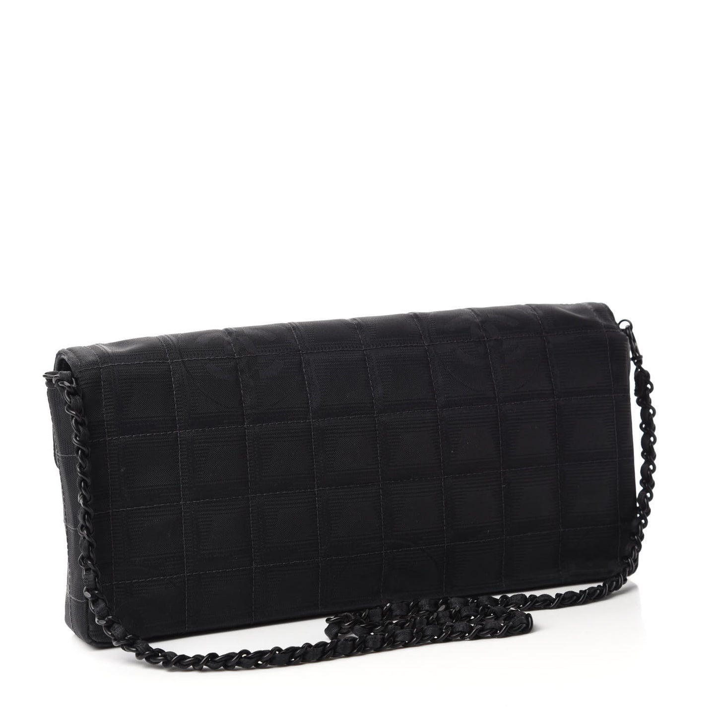 Nylon Travel East West Flap Black