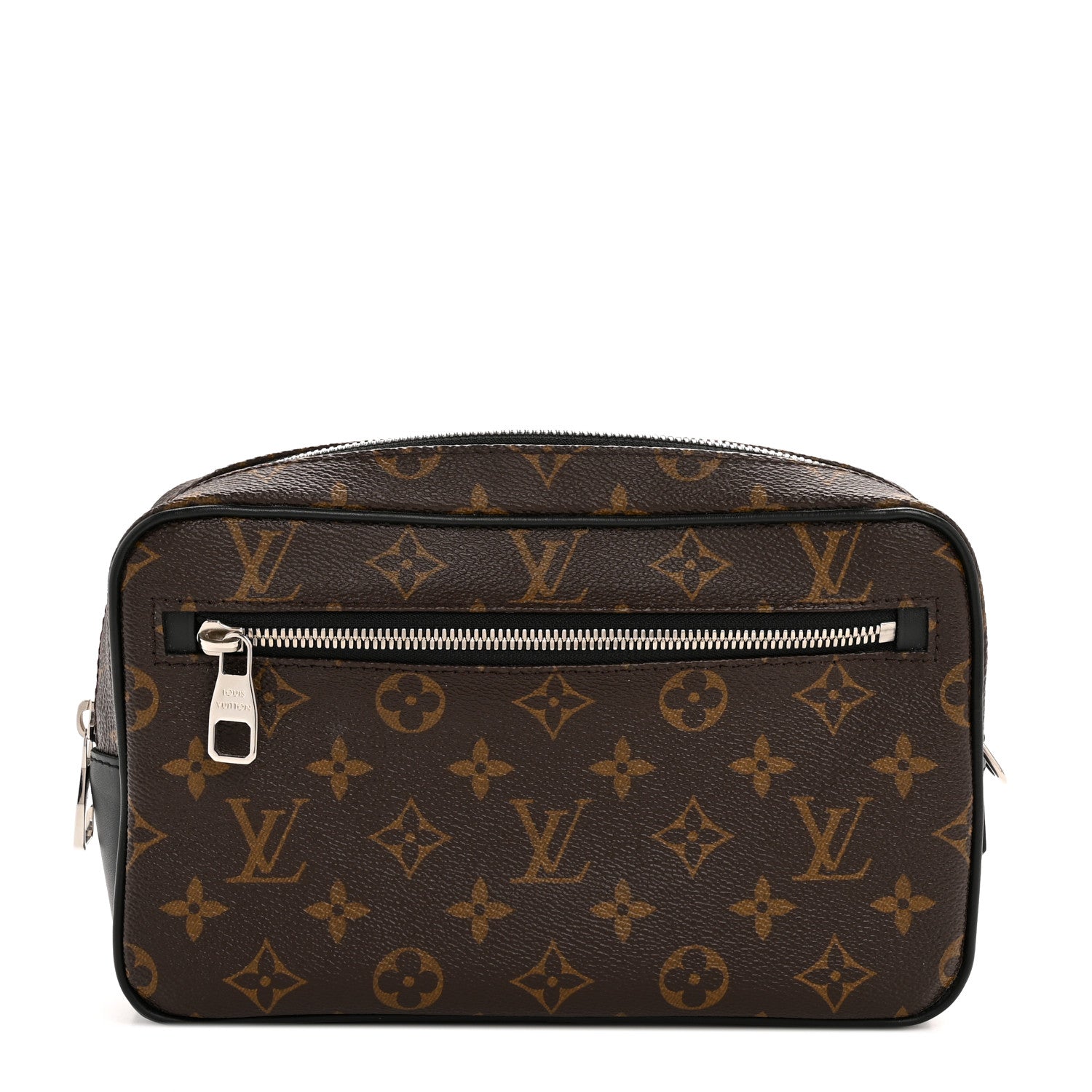 Louis Vuitton Monogram Macassar Kasai Clutch Black 1 of 9