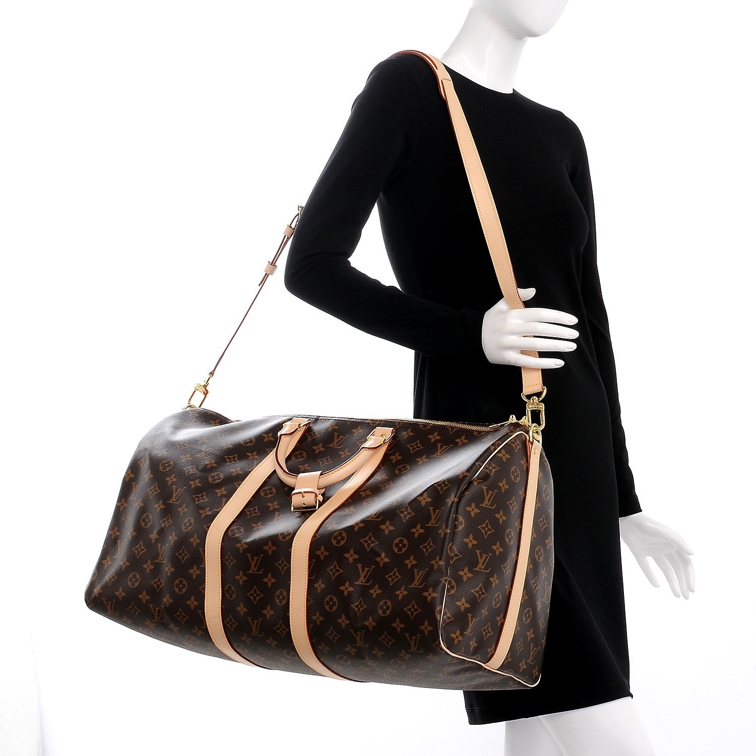 Louis Vuitton Monogram Keepall Bandouliere 55 2 of 8